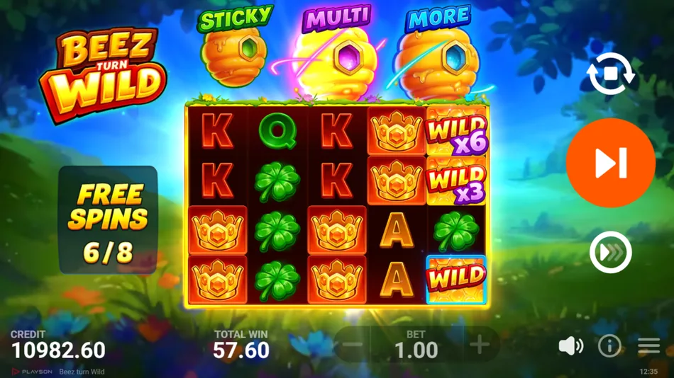 More Feature adding Wilds with a raised multiplier on an overlapped cell
